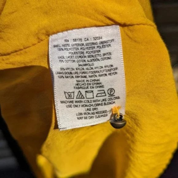 HD in Paris sleeveless yellow midi dress M - Picture 8 of 8